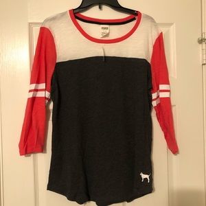 VS Pink Baseball Tee T-shirt